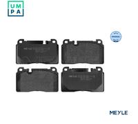 MEYLE Brake Pad Set 025 256 4317 Front Axle for Audi & Porsche