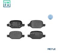 MEYLE 025 256 5217 Brake Pads Set Rear for Fiat 500L