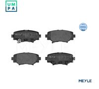 MEYLE 025 258 7814 Brake pad set