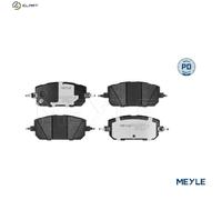 MEYLE 025 265 0616/PD Brake pad set
