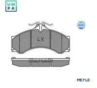 Braking System Disc Brake Pad Set Meyle 025 290 7620 Fits Mercedes VW LT