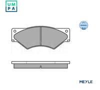 MEYLE 025 291 0720/W Brake pad set