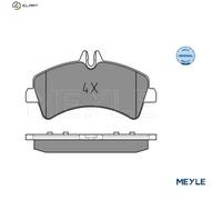 MEYLE 025 292 1720 Brake pad set