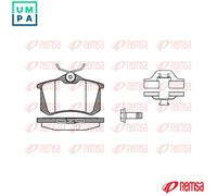 REMSA 0263.03 Brake pad set