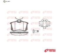 REMSA 0263.03 Brake pad set
