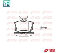 REMSA 0263.05 Brake pad set