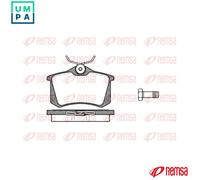 REMSA 0263.10 Brake pad set