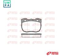 REMSA 0267.00 Brake pad set