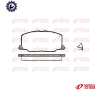 REMSA 0268.04 Brake pad set