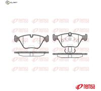 REMSA 0270.25 Brake pad set
