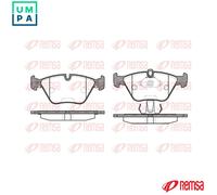 REMSA 0270.25 Brake pad set