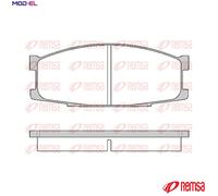 BRAKE PAD SET DISC BRAKE 0283.00 FOR MITSUBISHI 4M40-A 2.8L 4cyl Canter