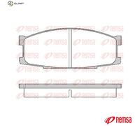 BRAKE PAD SET DISC BRAKE 0283.00 FOR MITSUBISHI 4M40-A 2.8L 4cyl Canter