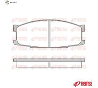 BRAKE PAD SET DISC BRAKE 0283.00 FOR MITSUBISHI 4M40-A 2.8L 4cyl Canter
