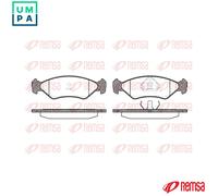 REMSA 0285.10 Brake pad set