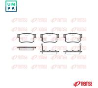 REMSA 0325.02 Brake Pad Set, disc brake for BYD,CIIMO,GREAT WALL,HAVAL,HONDA,HON