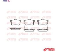 REMSA 0325.12 Brake pad set
