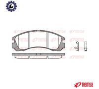 REMSA FRONT DISC BRAKE BRAKE PAD SET 035432 FOR CITROËN MITSUBISHI PEUGEOT