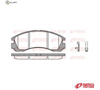 REMSA FRONT DISC BRAKE BRAKE PAD SET 035432 FOR CITROËN MITSUBISHI PEUGEOT