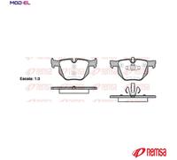 BRAKE PAD SET DISC BRAKE 0381.70 FOR BMW X1/E84/SAV/SUV N47D20C/A 2.0L 4cyl 2.5L