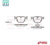 BRAKE PAD SET DISC BRAKE 0381.70 FOR BMW X1/E84/SAV/SUV N47D20C/A 2.0L 4cyl 2.5L