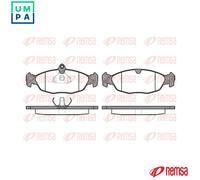 Brake pads Front Axle 0393.00 REMSA for OPEL DAIMLER DAEWOO