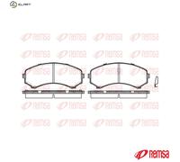 Brake pads Front Axle 0396.00 REMSA for MAZDA MITSUBISHI