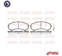 Brake pads Front Axle 0396.00 REMSA for MAZDA MITSUBISHI