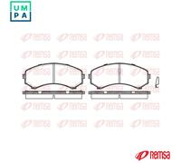 Brake pads Front Axle 0396.00 REMSA for MAZDA MITSUBISHI
