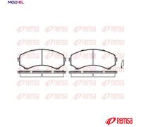 Brake pads Front Axle 0396.00 REMSA for MAZDA MITSUBISHI