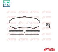 REMSA 0413.04 Brake pad set