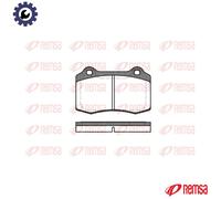 REMSA 0434.30 Brake pad set