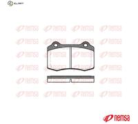 REMSA 0434.30 Brake pad set