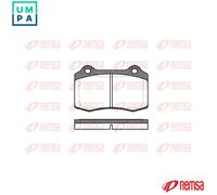 REMSA 0434.30 Brake pad set
