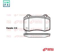 BRAKE PAD SET DISC BRAKE 0434.54 FOR JEEP GRAND/CHEROKEE/IV/SUV/III CHRYSLER