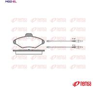 Brake pads Front Axle 0438.04 REMSA for CITROËN XANTIA XANTIA Estate