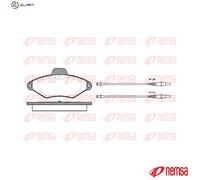 Brake pads Front Axle 0438.04 REMSA for CITROËN XANTIA XANTIA Estate