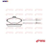 Brake pads Front Axle 0438.04 REMSA for CITROËN XANTIA XANTIA Estate