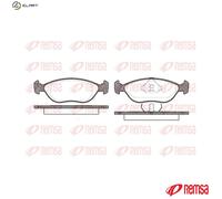 REMSA 0444.00 Brake pad set