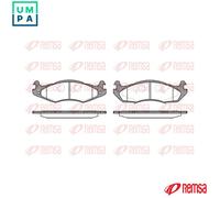 REMSA 0463.00 Brake pad set