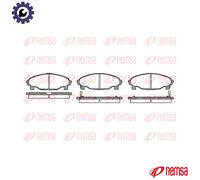 REMSA 0501.02 Brake pad set