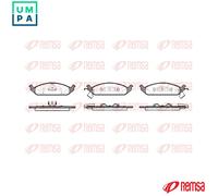REMSA 0570.02 Brake pad set