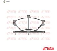 REMSA 0574.00 Brake pad set
