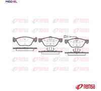 REMSA 0589.21 Brake pad set