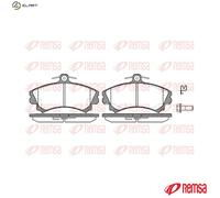REMSA 0590.02 Brake pad set