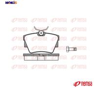 REMSA 0591.30 Brake pad set