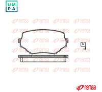 REMSA 0594.02 Brake pad set