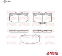 BRAKE PAD SET DISC BRAKE 0599.32 FOR TOYOTA 2ZR-FE 1.8L 4cyl YARIS