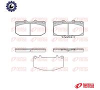 BRAKE PAD SET DISC BRAKE 0599.32 FOR TOYOTA 2ZR-FE 1.8L 4cyl YARIS