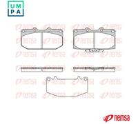 BRAKE PAD SET DISC BRAKE 0599.32 FOR TOYOTA 2ZR-FE 1.8L 4cyl YARIS